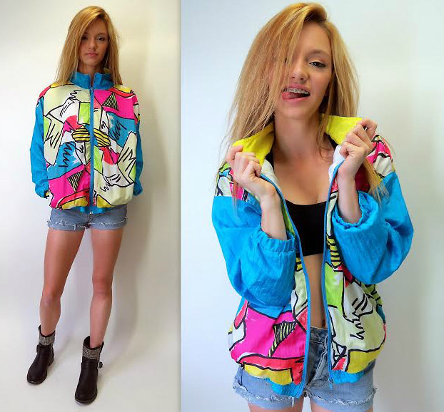 1980s windbreaker flashback clattr